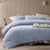 Parquet Snooze Blue 3 Piece Comforter Set