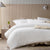 Parquet White Cotton Quilt Cover Set