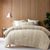 Seersucker Natural Comforter Set