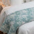 Duck Egg French Floral Reversible Bed Runner