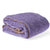 Cosy Rose Lavender Linen Throw Blanket (160 x 160cm)