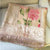 Floral Latte English Country Rose Bedspread (180 x 255cm)