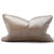 Florence Champagne Velvet Feather Filled Lumbar Cushion (35 x 55cm)