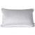 Florence Snow Velvet Feather Filled Lumbar Cushion (35 x 55cm)