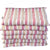 Handloom Red Stripe Cotton Chair Pad (40 x 40cm)