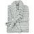 Haven Silver Sherpa Ribbed Bath Robe