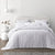 Ella White Cotton Chenille Bedspread Set