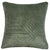 Navarro Olive Velvet Cushion (43 x 43cm)