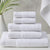 Retreat White Cotton Tencel Antimicrobial 6PC Towel Set