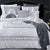 Massimo Silver Quilt Cover Set