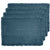 Avani Steel Blue 4 PACK Placemats (33 x 48cm)