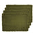 Avani Olive 4 PACK Placemats (33 x 48cm)