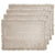 Avani Sandstone 4 PACK Placemats (33 x 48cm)