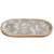 Bindi Beige Oval Serving Tray (36 x 20 x 1cm)