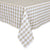 Ginny Grey Beige Rectangular Tablecloth