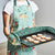 Outback Mint Christmas Apron (83 x 68cm)