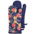 Pomegranate Navy Oven Mitt 2 PACK (19 x 35cm)