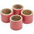 Kevin Pink Napkin Ring Set of 4