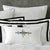 Belmont White Black Stripe European Pillowcase