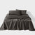 1000TC Cotton Sateen Charcoal Sheet Set