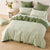 Nimes Duet Moss/Wasabi Quilt Cover Set