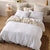 Nimes Duet White/Natural Quilt Cover Set