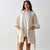 Nimes Natural Short Robe One Size