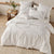 Gianna White European Pillowcase