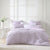 Reine Lilac Quilt Cover Set