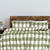 Lawson Heritage Green Sherpa Quilt Cover Set