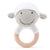 Lamb Wood Ring Teether White