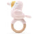 Toucan Wood Ring Teether Pink