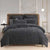 Charlotte Onyx Jacquard Quilt Cover Set