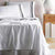 Cloud White Charcoal 1000TC Egyptian Cotton Sheet Set