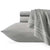 Strada Silver White 1000TC European Pillowcase