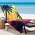 Jacquard Velour 2 PACK Sunset Palm Beach Towel (100 x 180cm)