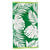 Jacquard Velour 2 PACK Tropical Green Beach Towel (100 x 180cm)