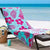 Jacquard Velour 2 PACK Tropicalla Beach Towel (100 x 180cm)