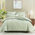 Woods Sage Jacquard Quilt Cover Set