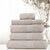 Cotton Bamboo Towel 5pc Set Beige