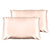 Casa Decor Luxury Satin Champagne Pink Pillowcase Twin Pack