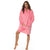 Snug Hot Pink Hoodie Nightwear Reversible Fleece