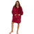 Snug Red Hoodie Nightwear Reversible Fleece