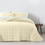 Soft Touch Beige Easy Care 3pc Coverlet Set