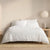 Bayley White Quilt Cover Set