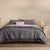 Mikko Carob Queen/King Bed Cover (220 x 260cm)