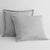 Reilly Soft Grey Quilted Euro Pillowsham