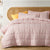 French Linen Blush Coverlet Set