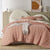 Hugo Clay Cotton Gauze Coverlet Set