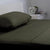 BedT Olive Jersey Sheet Set